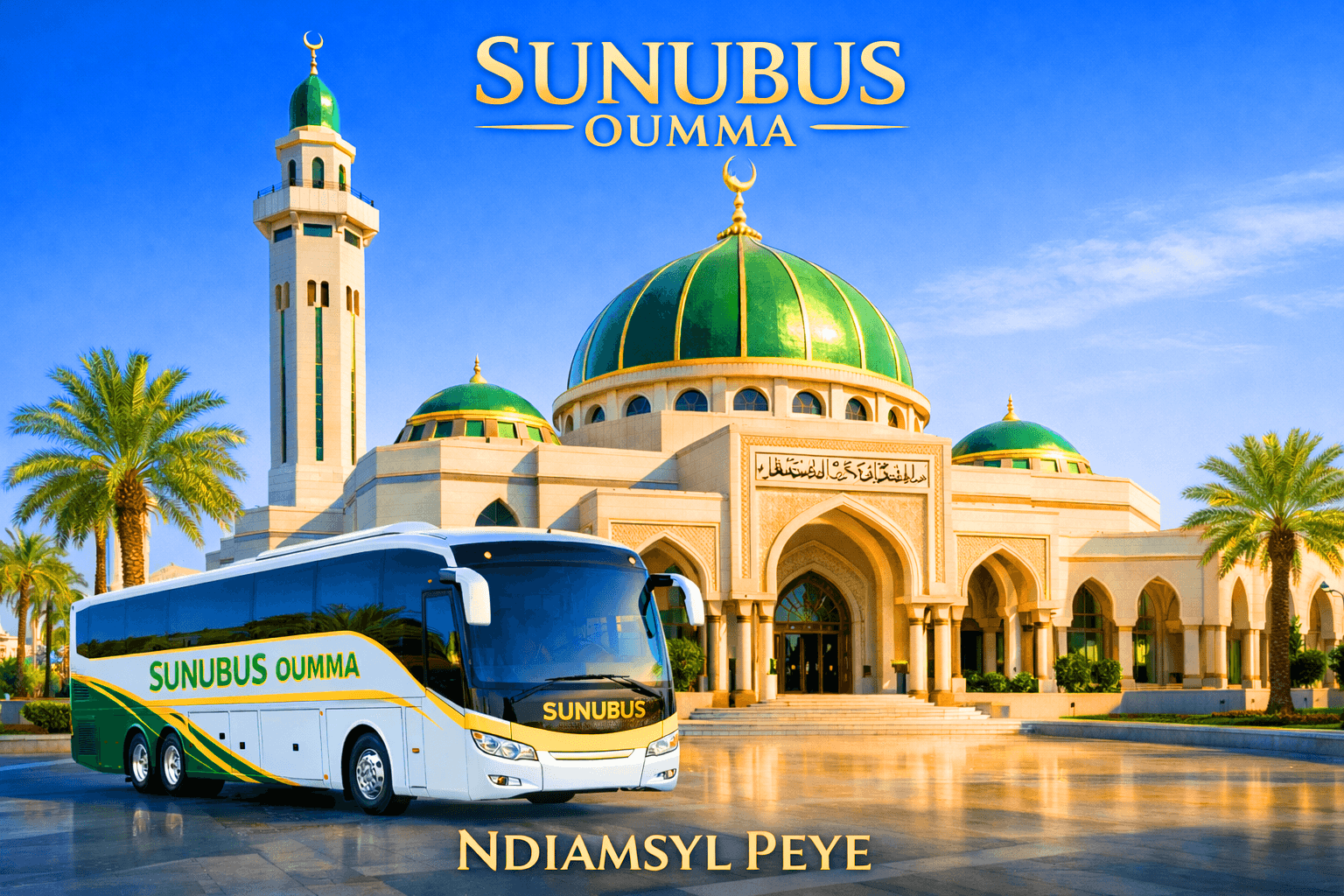 SUNUBUS OUMMA - car de luxe devant mosquée