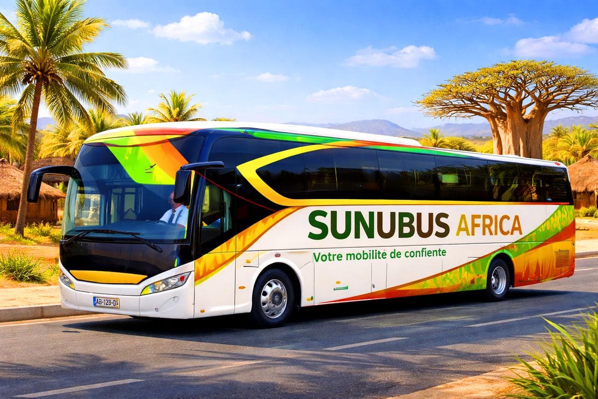 SUNUBUS AFRICA - car de transport sur route africaine